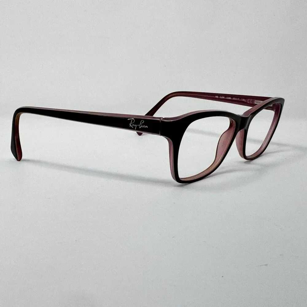 Ray-Ban RB5298 5386 Matte Brown Opal Pink Eyeglass Frames 53-17-135 Authentic